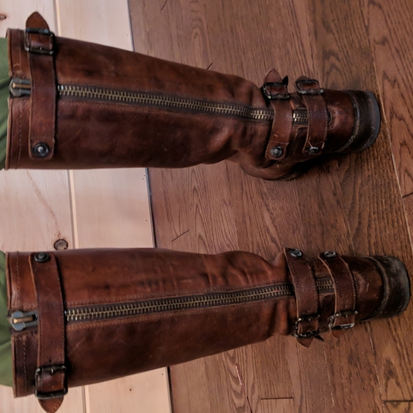 Frye cognac leather boots 9.5 - Picture 3 of 9